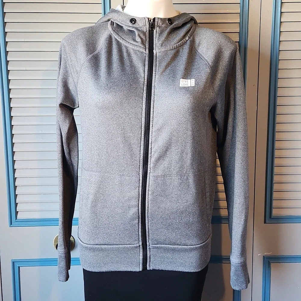 Aeropostale Grey Running Hoodie